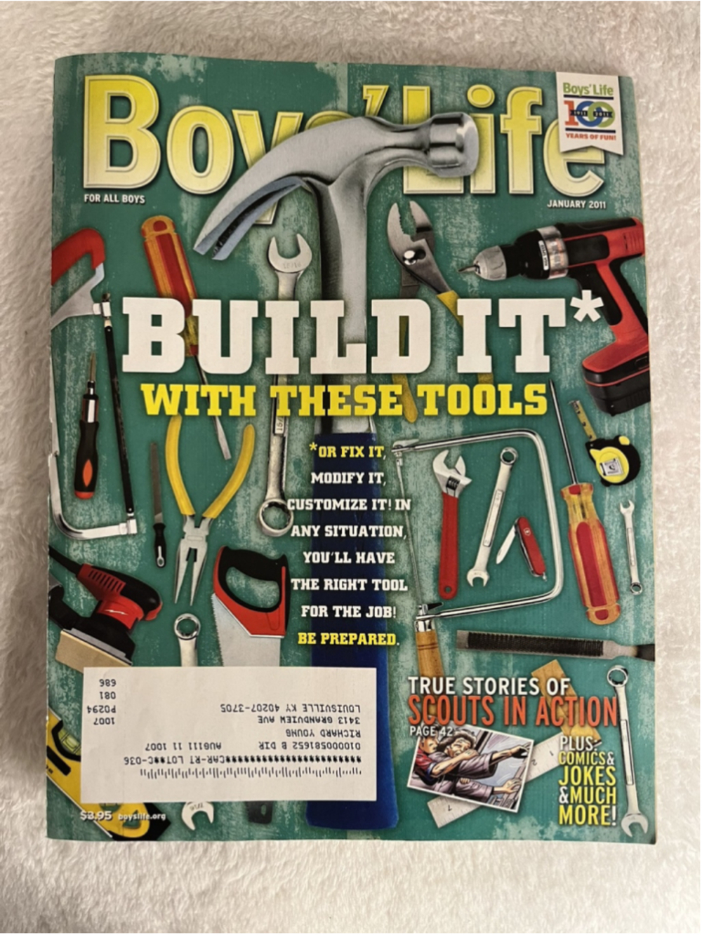 Boy’s Life Magazine -January 2011-Build It With These Tools SEE ALL